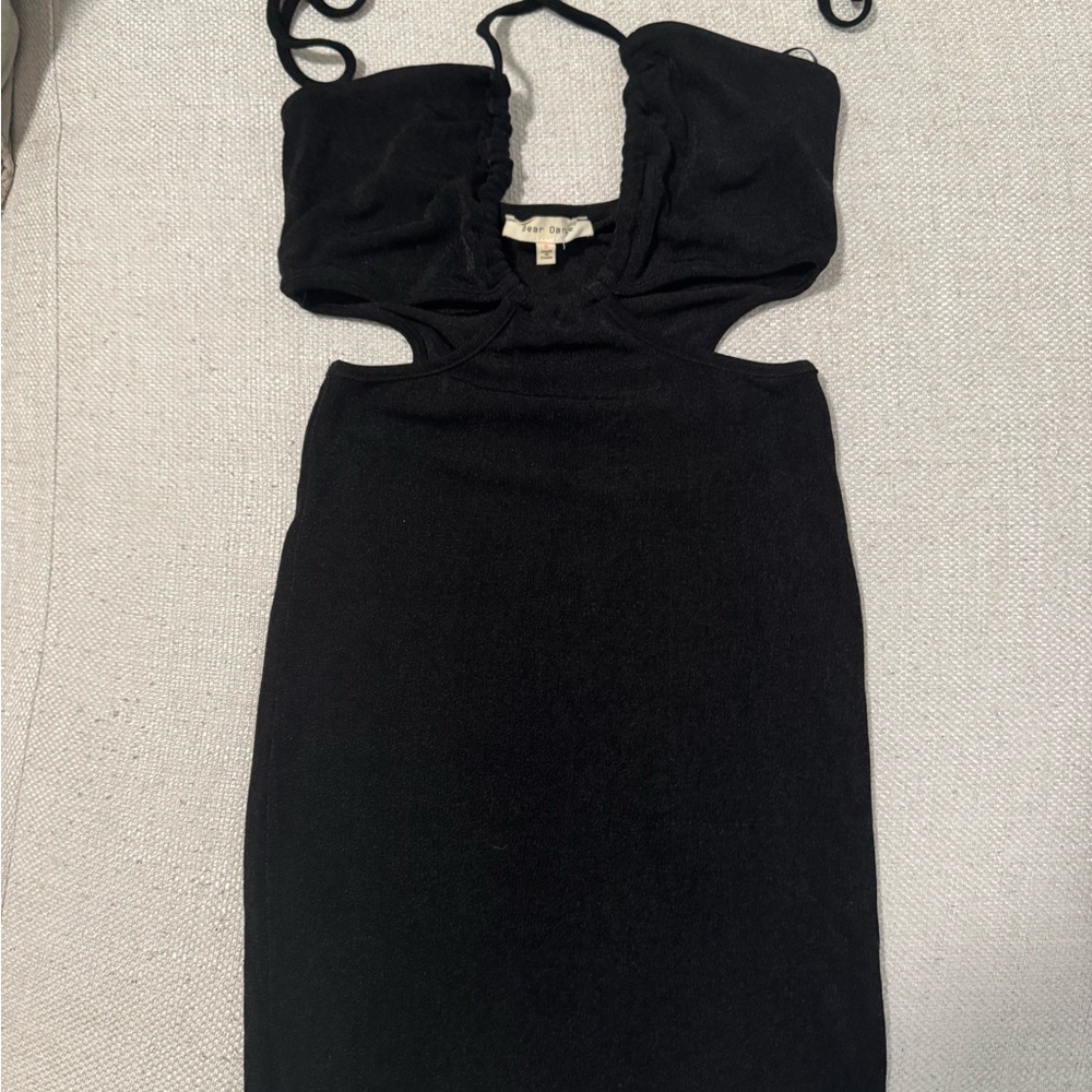 Bear Dance Black Mini Dress